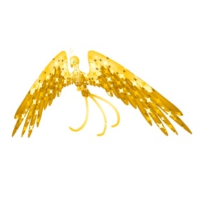 Golden Glitter Phoenix